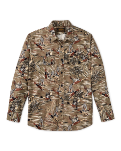 Field Flannel Shirt - Brown / Marsh Mallards