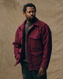 1940s Mackinaw Wool Cruiser Jacket - Wine