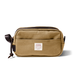 Rugged Twill Dopp Kit - Tan
