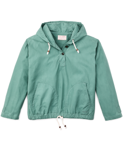 Women's Dry Wax Hooded Popover - Deep Sea