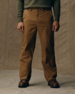 Oil Finish Single Tin Cloth Pants - Dark Tan