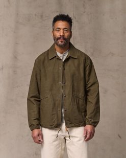 Dry Wax Windbreaker - Military Olive