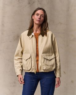 Women's Dry Wax Short Work Jacket - Quail Tan