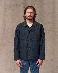 Dry Wax Short Field Jacket - Navy