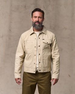 Dry Wax Short Cruiser Jacket - Quail Tan